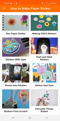 Make Paper Sticker android App screenshot 1